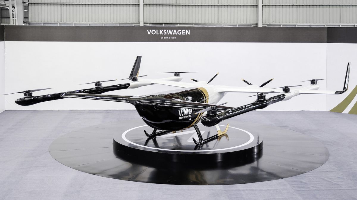 Volkswagen ukázal osobní dron. Létající taxi přepraví čtyři cestující na 200 kilometrů